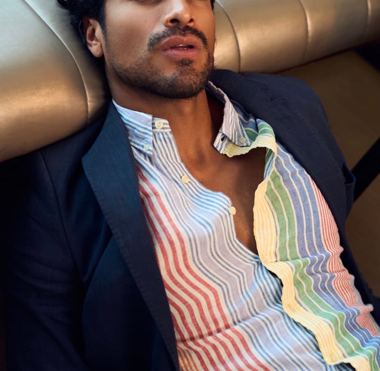 Dany Peña international male model and content creator in Dubai