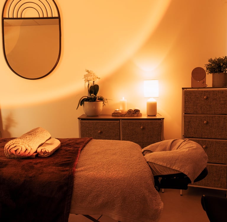 Espace chaleureux dédié au bien-être et massages personnalisés à Voujeaucourt, près Montbéliard et Audincourt