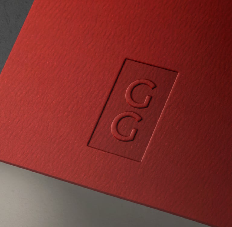 a red box with a digital agency logo on it