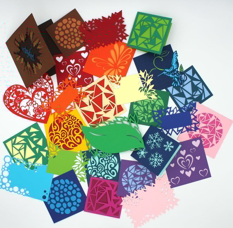 collection de cartes à offrir
