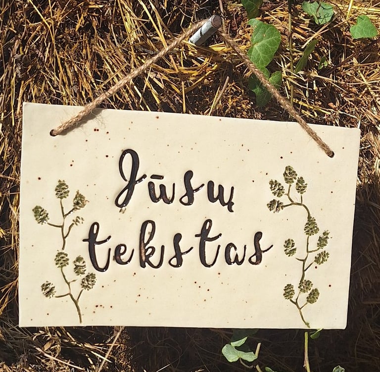 individuali iškaba personalizuota iškaba užrašas namams