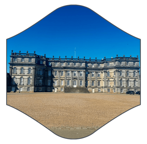 Front of Hopetoun House stately home