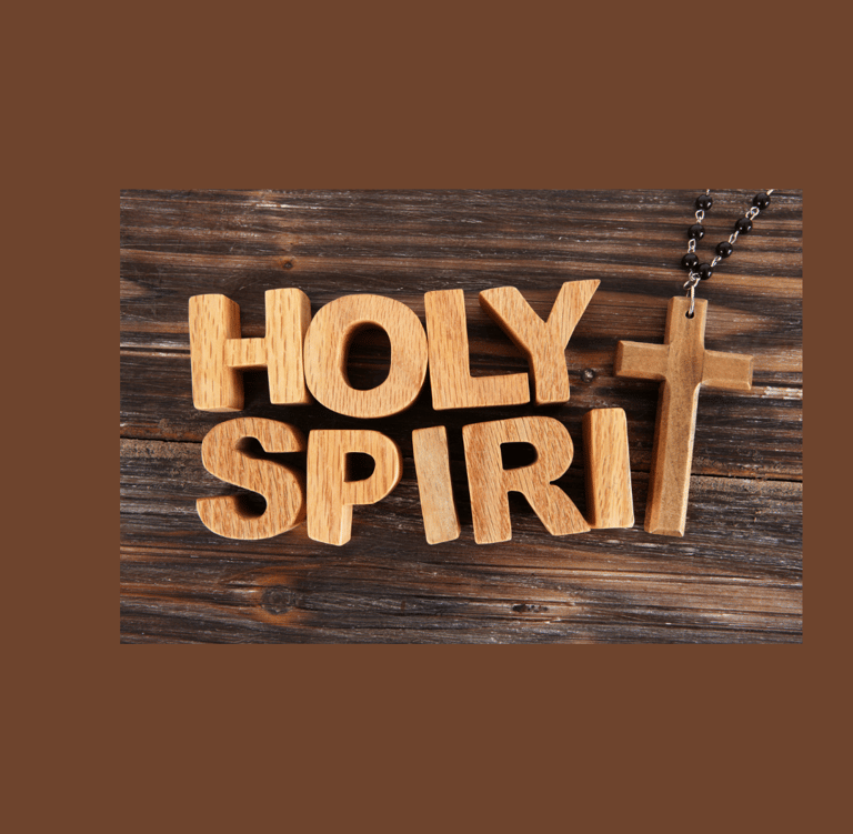 Morceau de bois, avec une croix, Saint-Esprit 