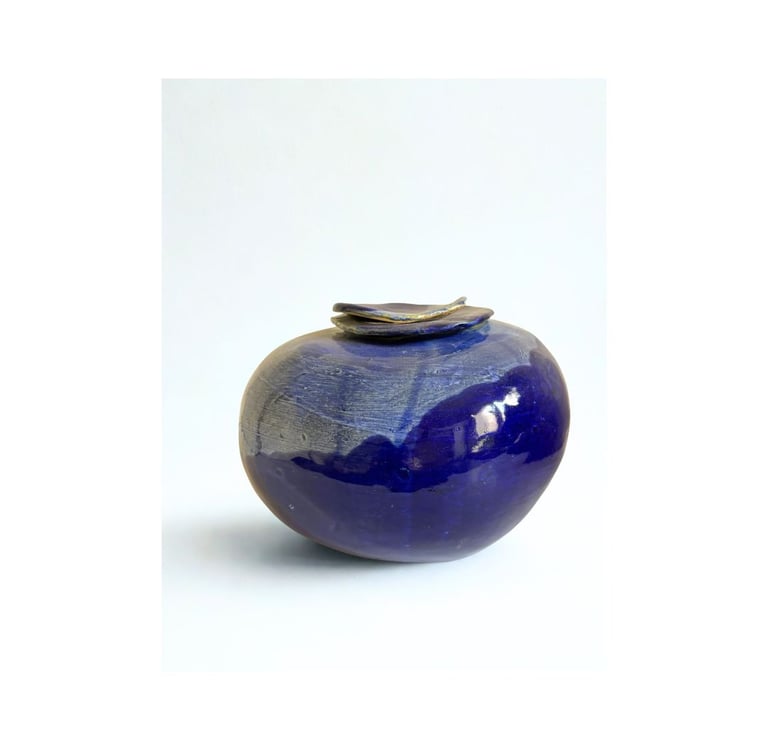 urne funéraire bleu Estelle Del