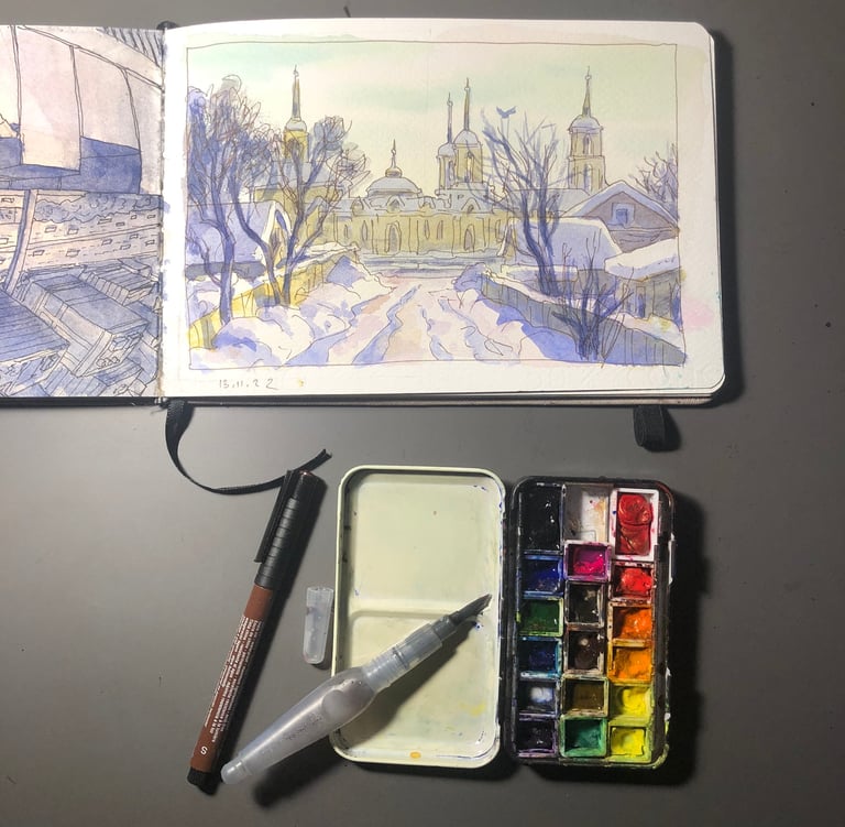 Evgeny Bondarenko sketch book