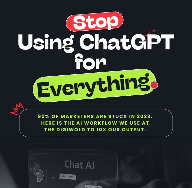 The DigiWold blog: The 2026 AI Growth Stack and Marketing Automation Workflow showing ROI-driven digital marketing tools.