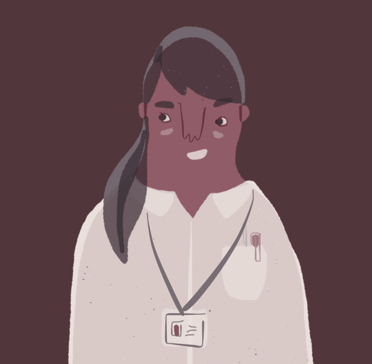 Illustration of a leader in an organisation