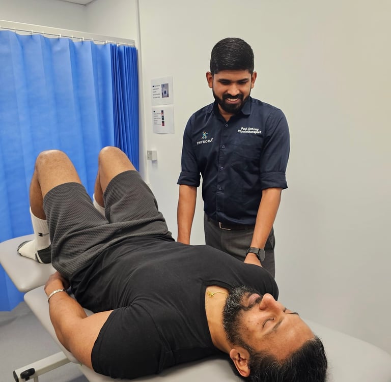 Comprehensive physiotherapy assessment and diagnosis at Physora Physio in Neath