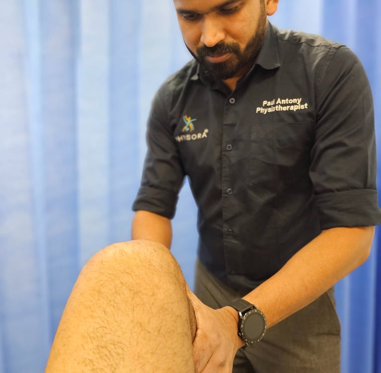 Sports injury physiotherapy assessment and rehab planning in Neath