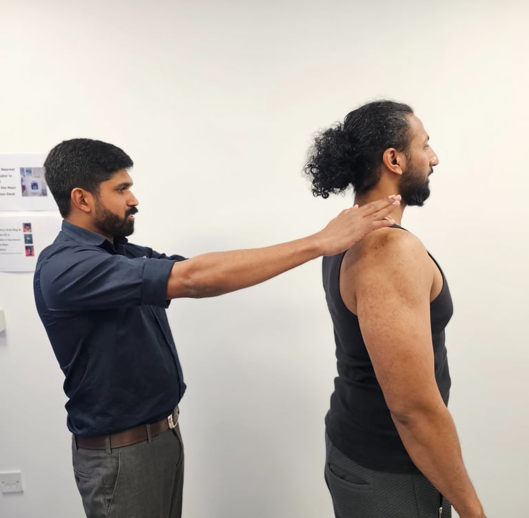 Movement and posture assessment to guide physiotherapy treatment in Neath