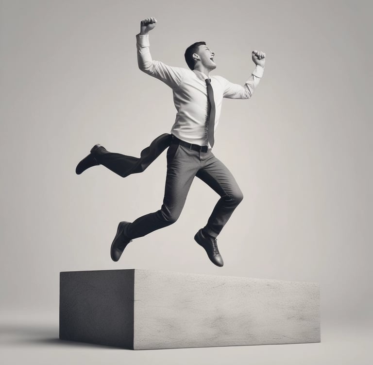 A focused consultant reviewing contract documents with a client in a modern office.