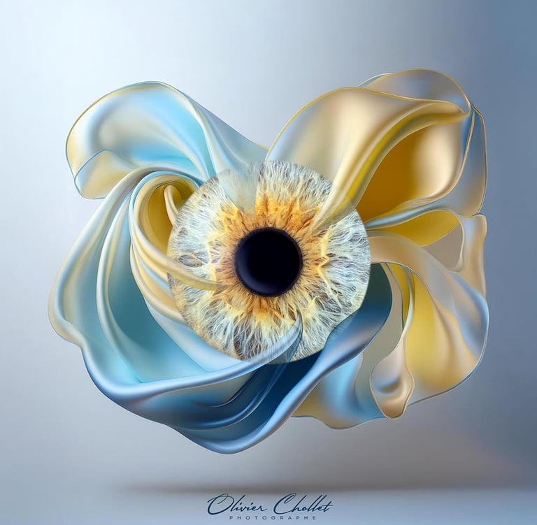 Iris Artistique Bleu