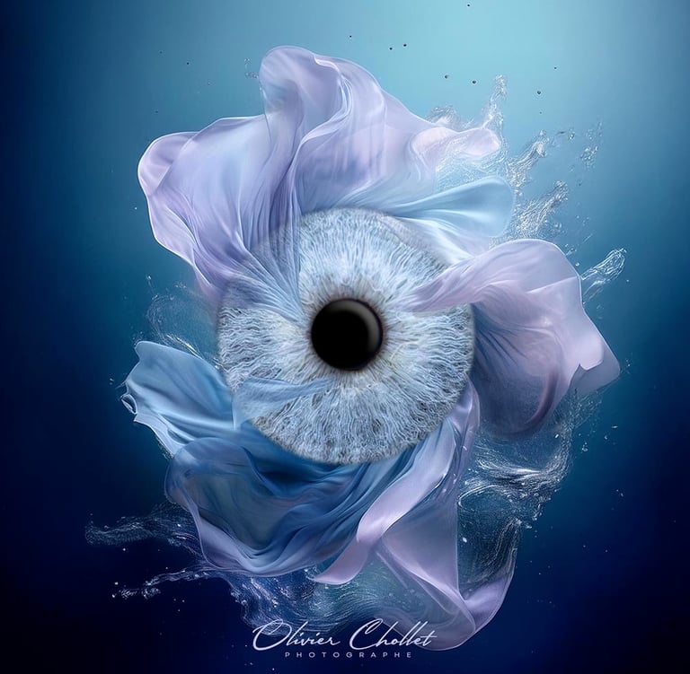 Iris Artistique Bleu