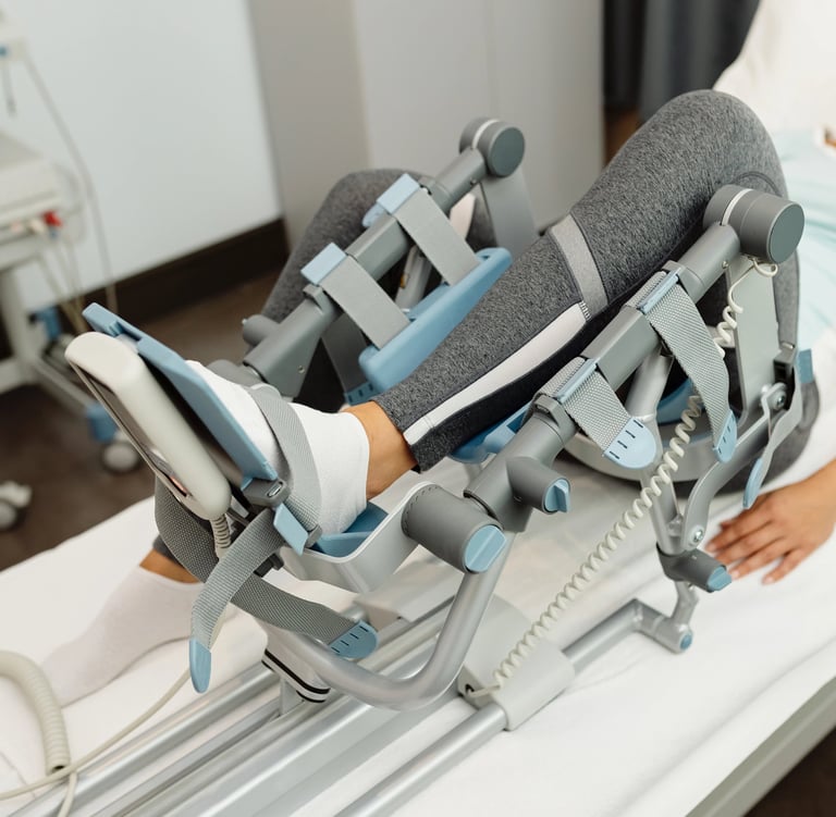 Kinetek uređaj za pasivno razgibavanje koljena nakon operacije