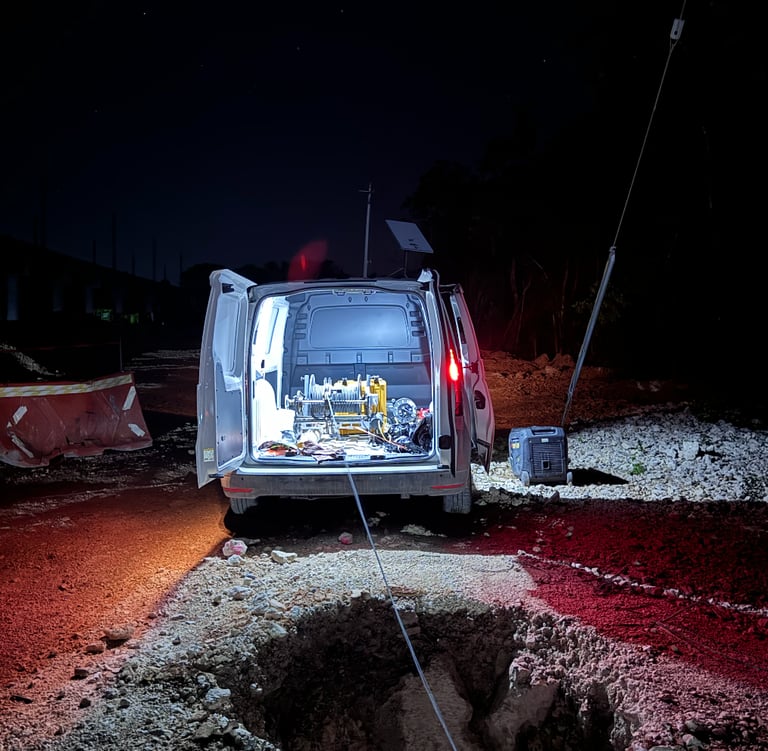 Evaluación a pozos: Video y registro geofísico