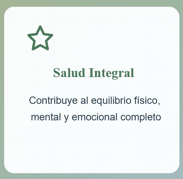 contribuye a la salud integral fisica y mental