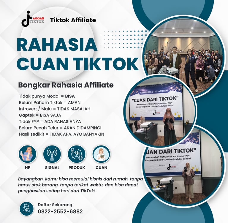 Rahasia Cuan TIktok Affiliate