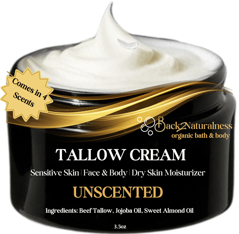 A pic of Back2naturalness Tallow Moisturizer for Dry Skin 