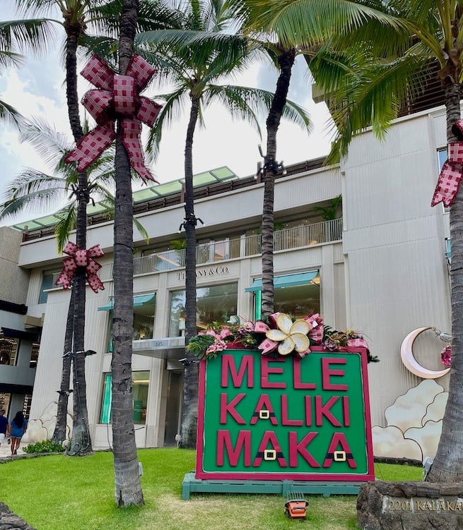 Mele Kalikimaka Hawai'i Weihnachten Honolulu Waikiki Annerschtwo