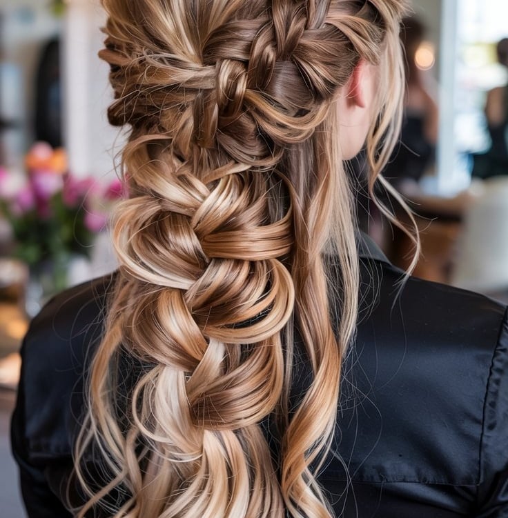 braided-pull-through-with-dimensional-blonde-highlights
