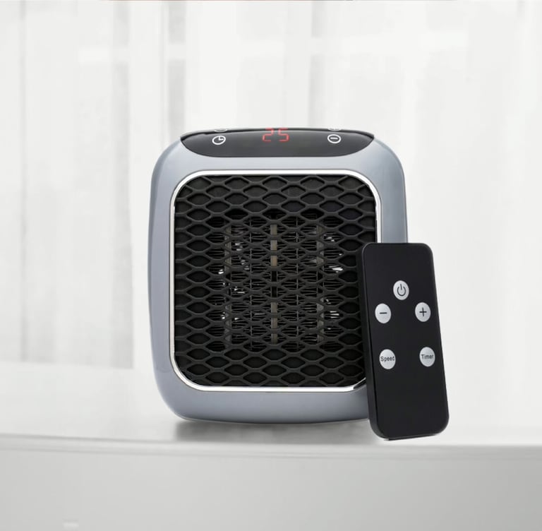 HeatMePro plug-in heater for bedroom and home office