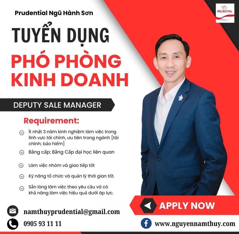 Tuyển dụng phó phòng kinh doanh – Cơ hội cho quản lý tiềm năng