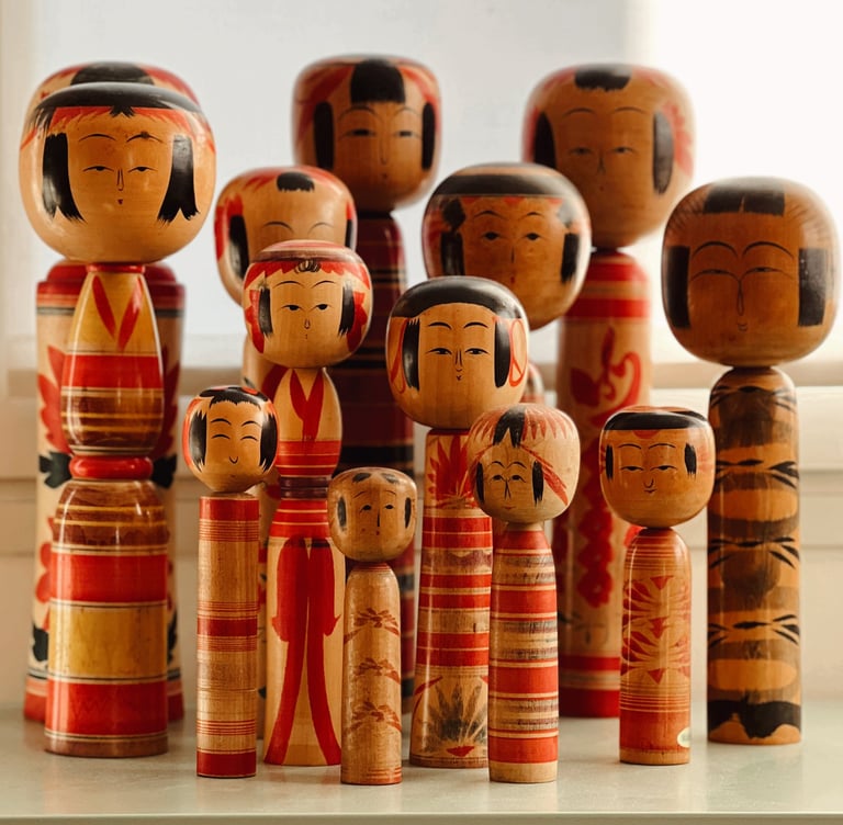 Poupées kokeshi