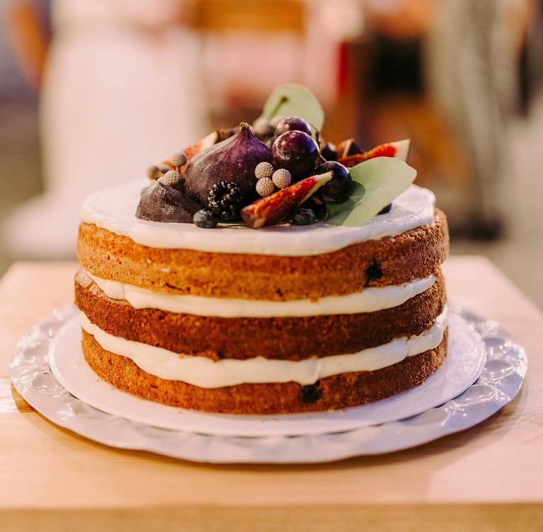 Vegan Semi-Naked Cake