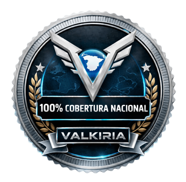 Cobertura Nacional Valkiria Elite Global service