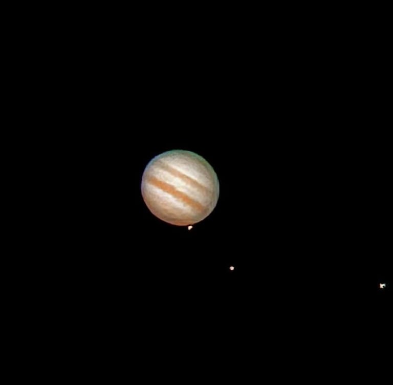 Jupiter with its Moons