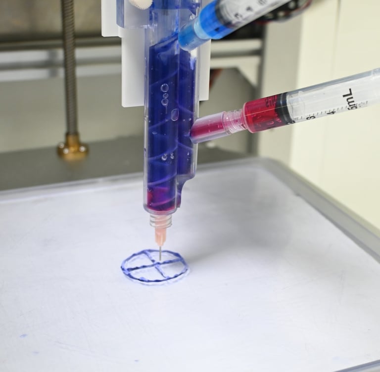 hydrogel bioprinting, cell-laden bioprinting