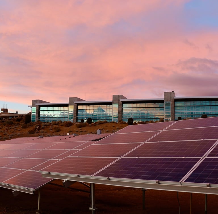 a solar powered solar panel system with solar panels
