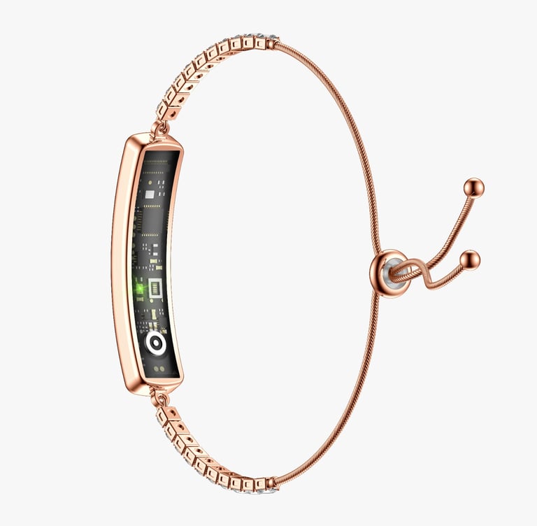 a wrist watch with a bracelet and a bracelet