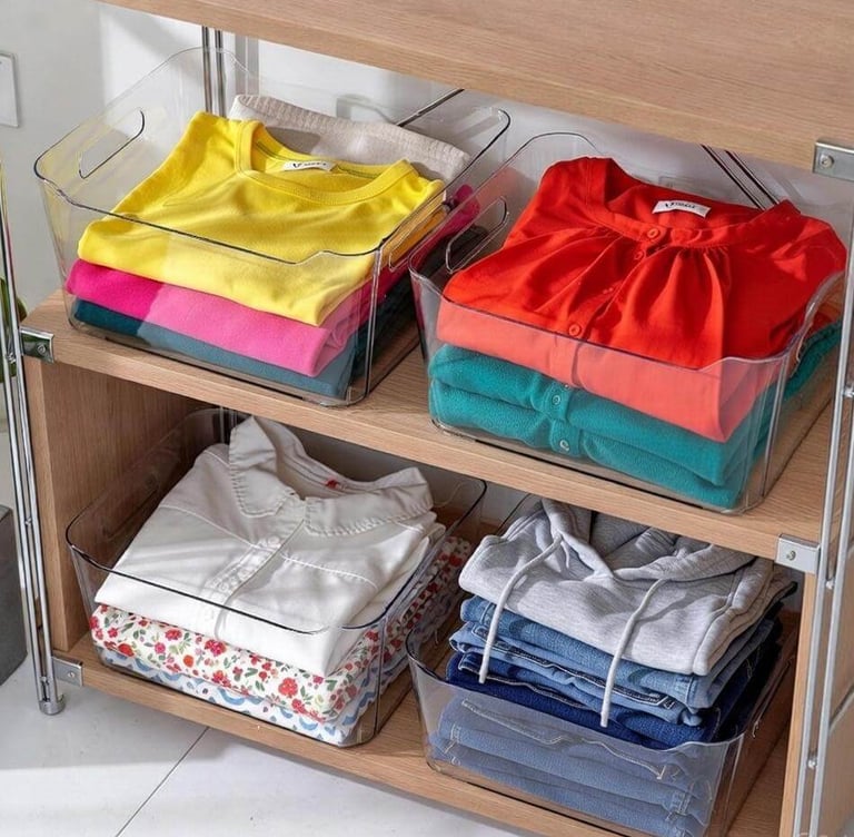 clear PET storage bins manufacturer for wholesale