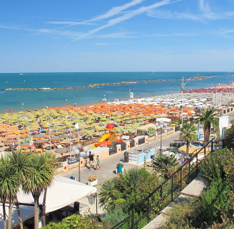 Piaggia privata Gabicce Mare, Vacanze al mare
