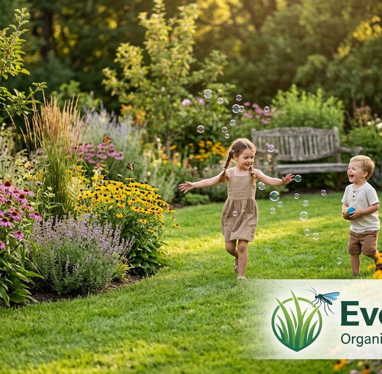 kid safe treatments from Evergreen organic mosquito control