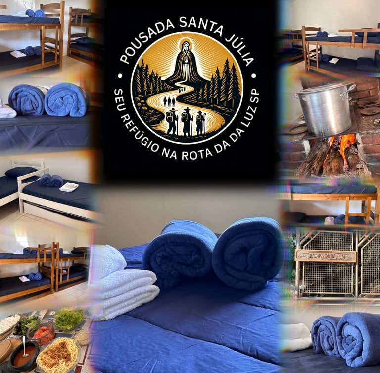 Imagens da pousada santa julia na rota da luz sp