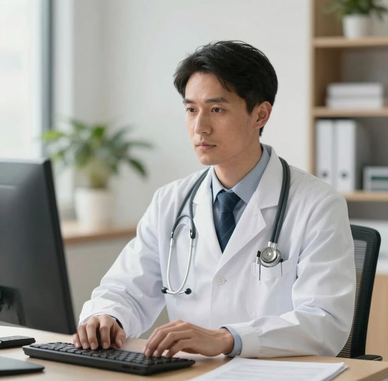Warm-toned editorial portrait of Dr. Evelyn Vance, mid-shot, looking approachable and authoritative, soft natural window light, muted earth tones, shallow depth of field, 35mm.
