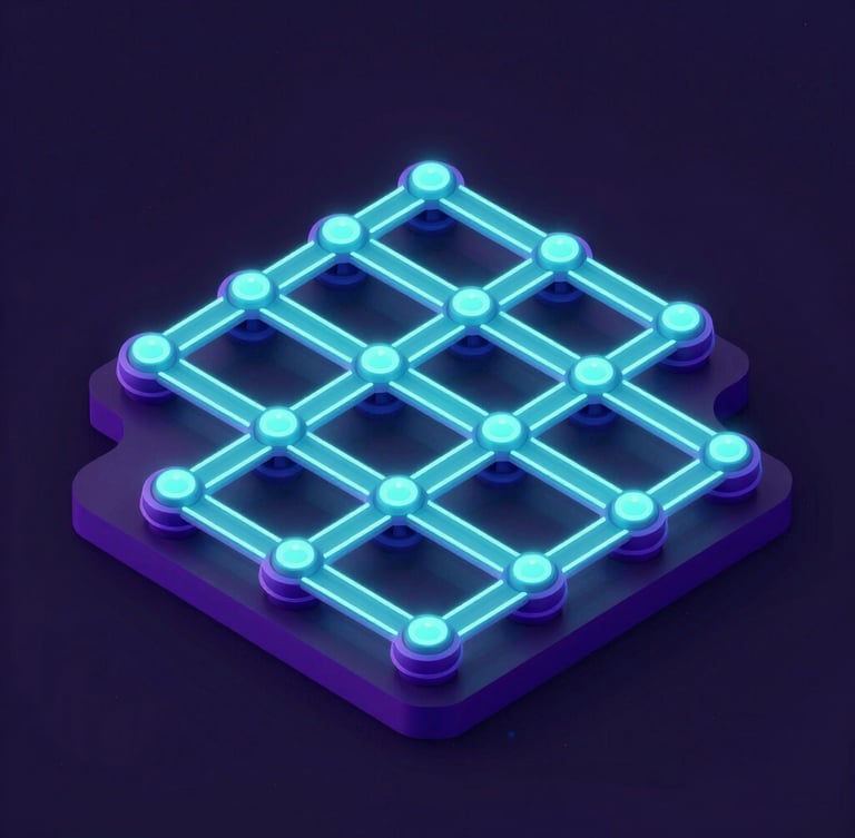 Sleek 3D render of a clean isometric data pipeline schematic, glowing neon teal data streams flowing through structured nodes, dark mode tech aesthetic.