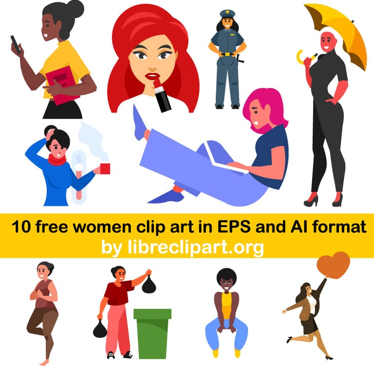 women-vector-pack-svg-format