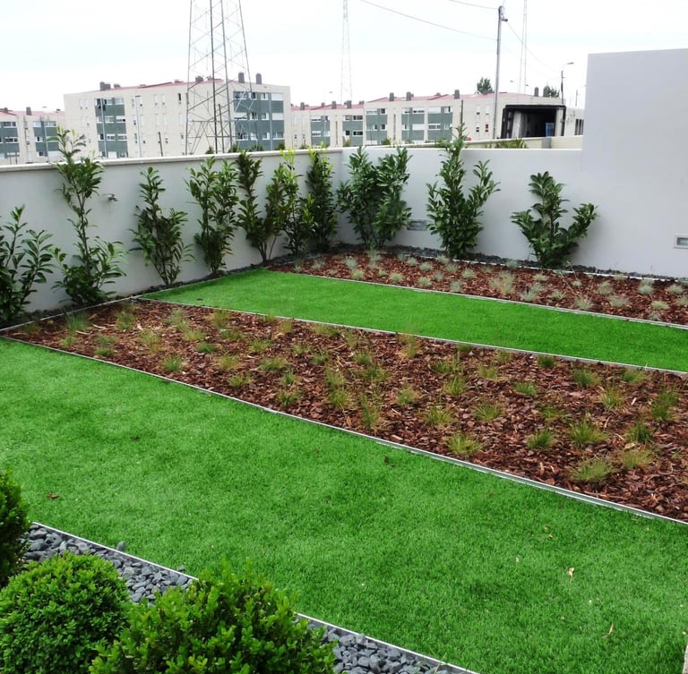 Jardim com lancil