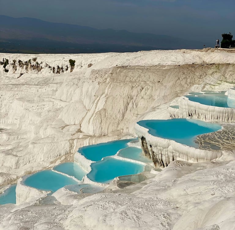 Pamukkale travertine terraces, Turkey