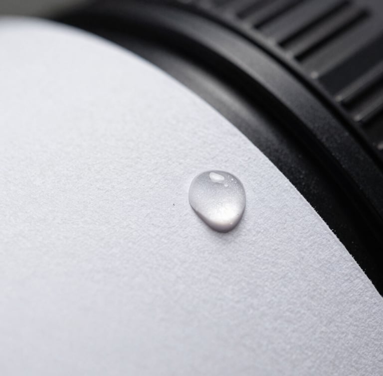 Commercial Print Brokers premium paperboard coatings and protective aqueous varnish substrate test