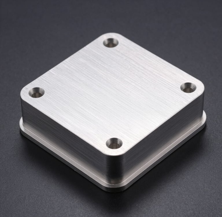 Macro shot of a heavy-gauge aluminum kadhai base showing thick induction-compatible plate, crisp studio lighting, high-contrast