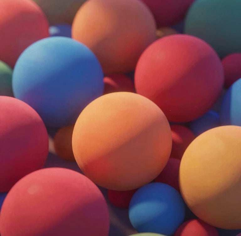 Vibrant digital animation key art, dramatic cinematic lighting, rich saturated tones, crisp high-fidelity render, abstract shapes