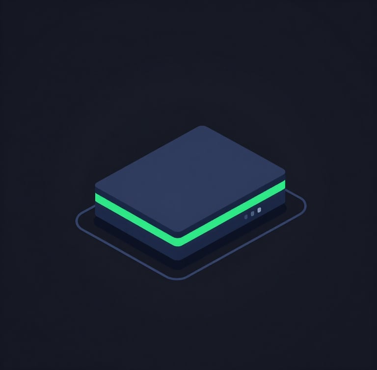 Minimalist vector diagram of a blockchain staking node, dark mode fintech aesthetic, neon green accents, sharp geometric lines, clean terminal interface