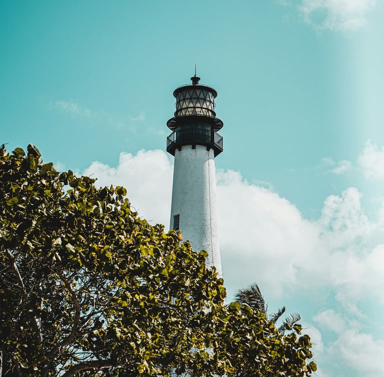 Cape Florida Lighthouse at Bill Baggs Cape Florida State Park, Key Biscayne