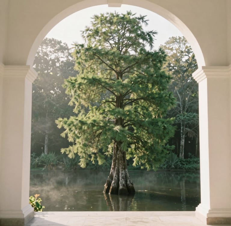 A Florida cypress tree, the namesake of the Cypress System