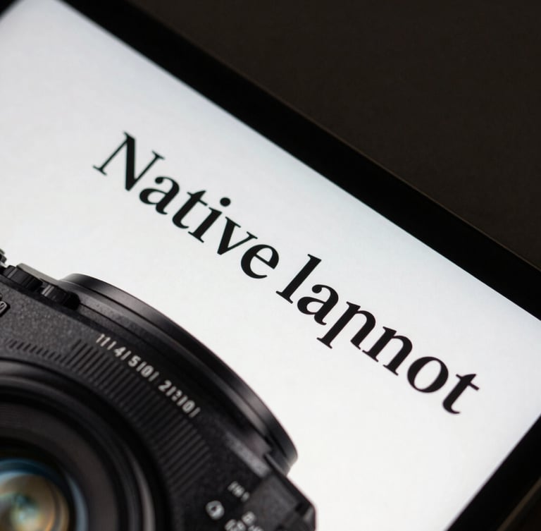 Macro crop of a digital editorial article featuring a native product placement, high-contrast screen light, clean typography