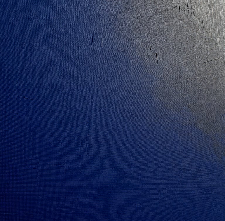 Abstract digital texture representing data flow, deep cobalt blue and monochrome tones, sharp focus, cool studio lighting